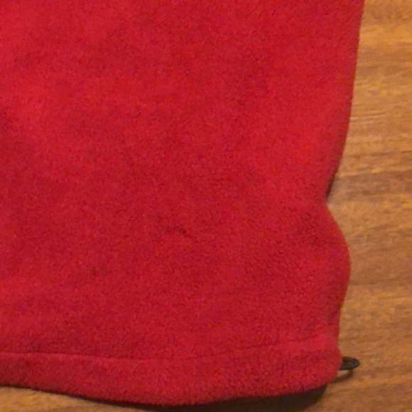 Woolrich Men's Large Ruby Red Fleece Q22 - Picture 7 of 7